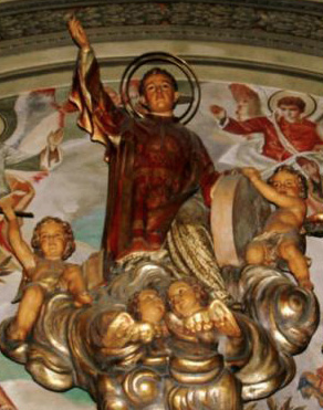 Escultura del Sant a la parròquia
